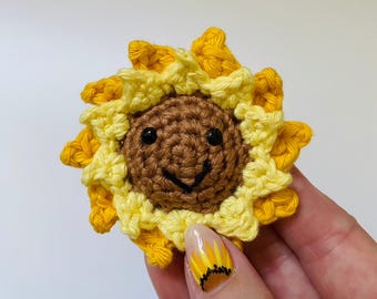 Crochet pattern: Mini sunflowers - PDF download sunflower pattern - crochet PDF patterns - flower crochet pattern