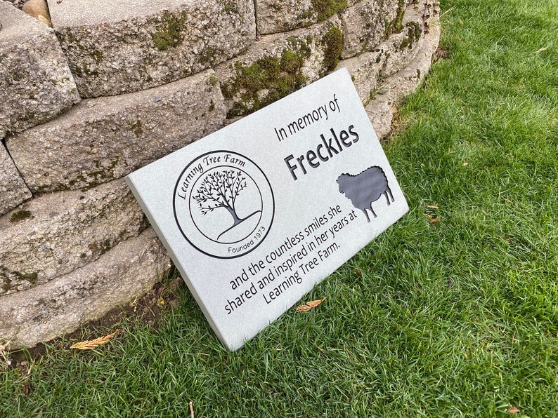 BLUESTONE LARGE Custom Engraved Stone for Address Rock Etsy