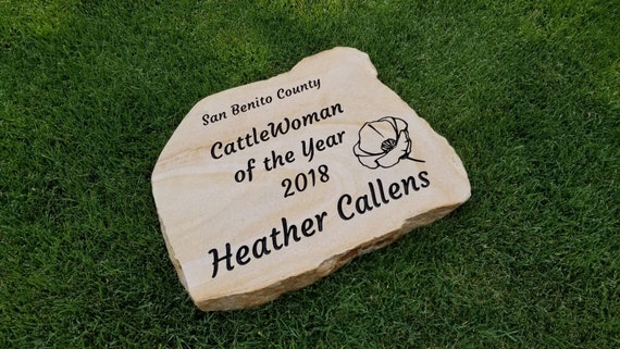 engraved pet memorial garden stone