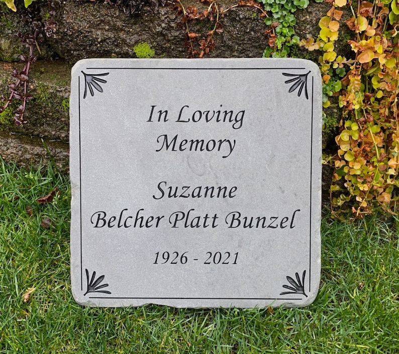 BLUESTONE MEDIUM Custom Engraved Stone for Address Stone Etsy