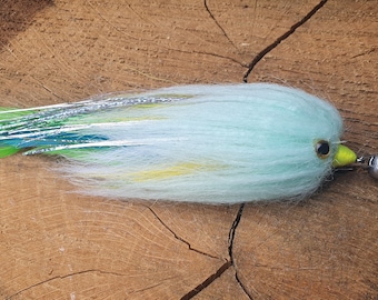 50mm Nano fusion perch SALT N PEPPER jig fly FISHIN ADDICT 0.5g