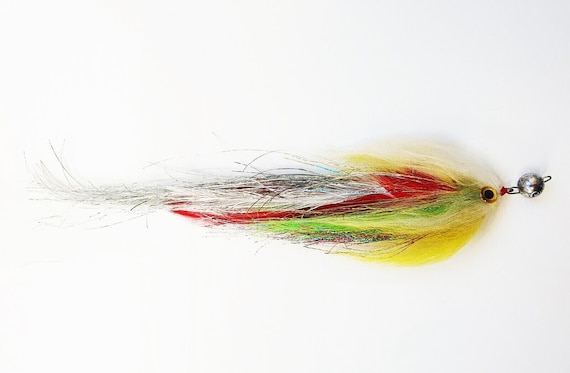 Jig Fly Red Rocket Steamer Fishing Fly Lure Handmade Pike Super Fly 5g Cheb  -  Canada
