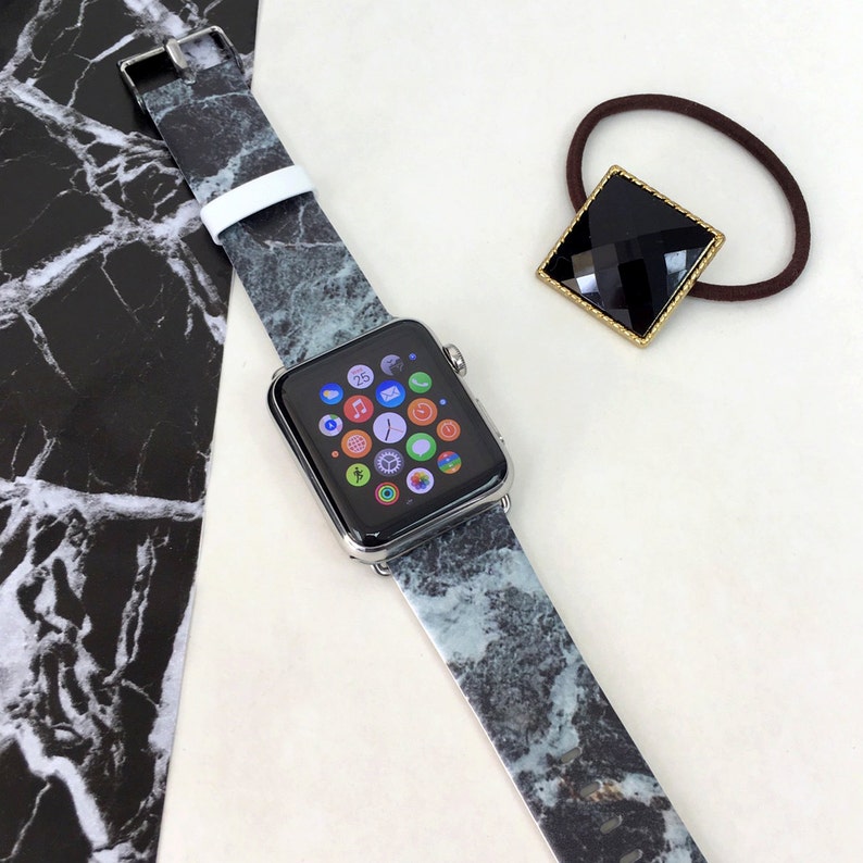 marble apple watch band 38mm