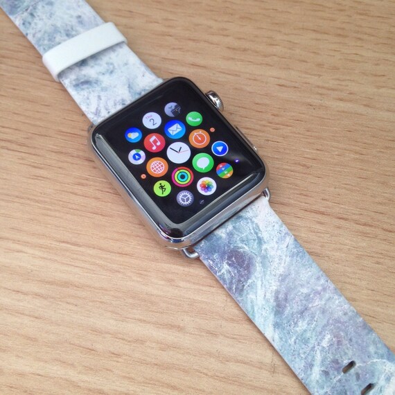 Marble apple top watch band 42mm