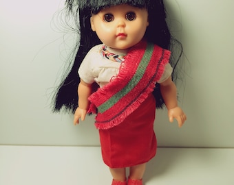 1980s Al Mercado Ginny Doll Mexican International Collection 71-3800