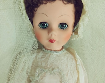 Large 1950s Bride Doll with 23" Foam Stuffed Body
