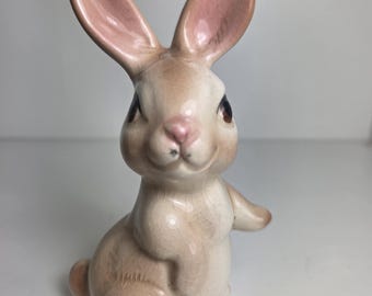 Vintage Porcelain Bunny Rabbit Figurine 4.5"