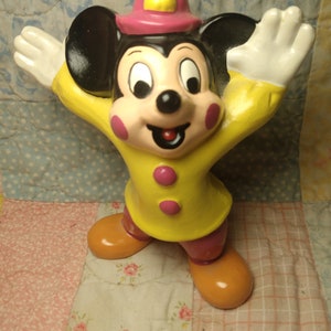 Estatua vintage de Mickey Mouse de 4 pulgadas fabricada en Corea imagen 7