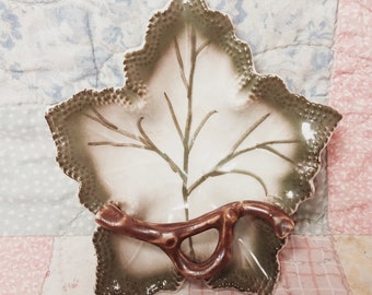 Leaf Ring Dish - Vintage 1950s Germany