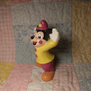 Estatua vintage de Mickey Mouse de 4 pulgadas fabricada en Corea imagen 4