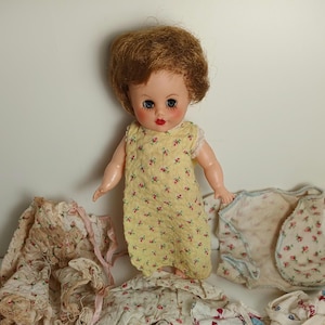 Baby Ginger by Cosmopolitan - 8&quot; Vintage 1950s Baby Doll - with Rosebud Outfits
