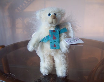 CUPID - Jaymar Creations Ivory Mohair Bear - New in Box