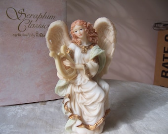 Seraphim Classics by Roman - Porcelain Angel - Cymbeline - "Peacemaker" -  #67091 - in Original Box