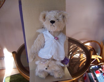 Annette Funicello Ltd Edition Mohair Bears - Grandmother Bear - " Donatella and Baby Dona" -  Mother's Day Gift - NIB