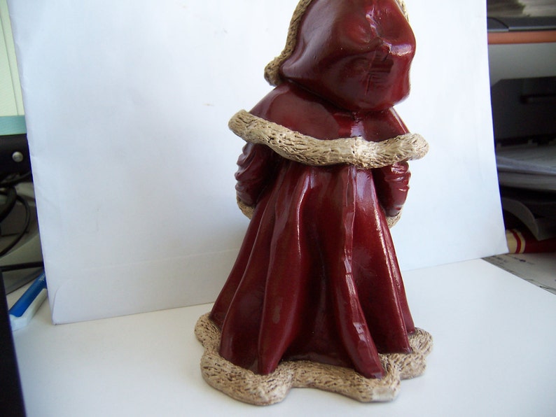 Unfinished Resin Mrs. Santa Figurine New and Ready to Paint Etsy