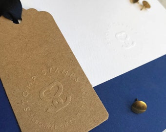 Book Custom Embosser Stamp Library Embossing Gold Library Etsy