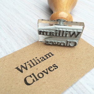 Name stamp | Personalised name stamp | Custom message stamp | School label name stamp | UK Ships world wide