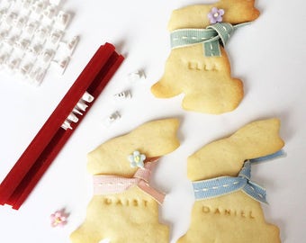 Kit personalizado de galletas de Pascua Sella tu propio kit de galletas ? Kit personalizado de galletas de conejito de Pascua ? Horneado de Pascua ? Uk