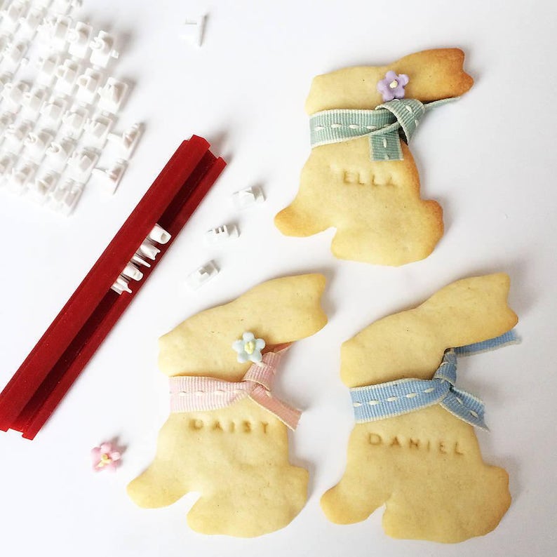 Personalised cookie kit Stamp your own cookie kit Personalised biscuit kit Gift for foodies Gift for bakers Baking gift UK image 3