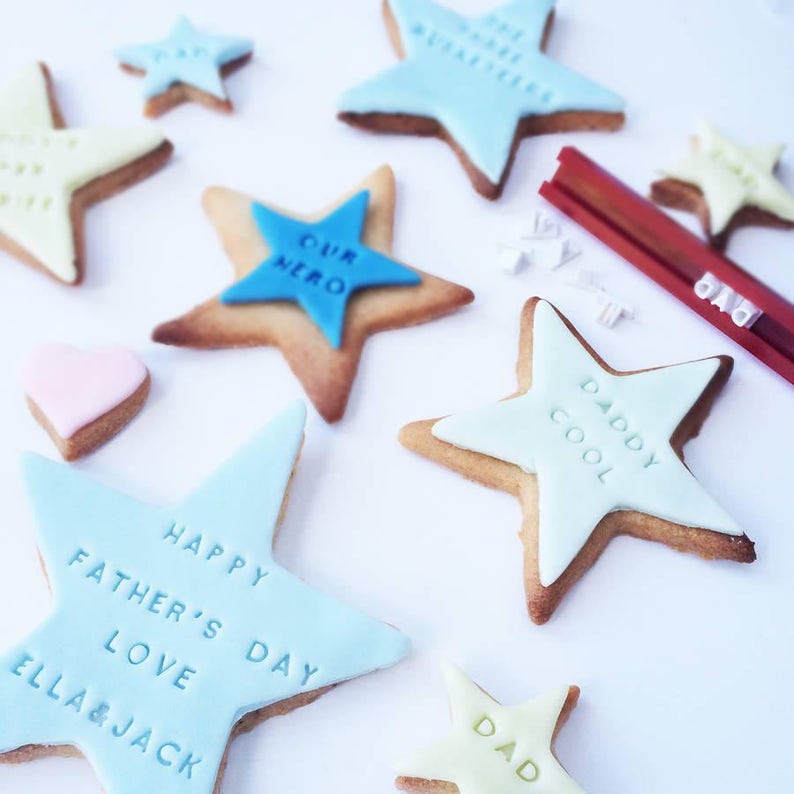 Personalised cookie kit Stamp your own cookie kit Personalised biscuit kit Gift for foodies Gift for bakers Baking gift UK image 4