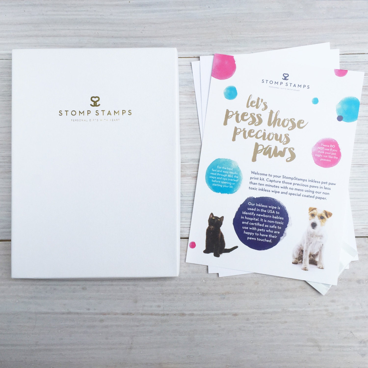 Inkless Paw Print Kit Inkless Pet Kit New Pet Gift Gift Etsy UK