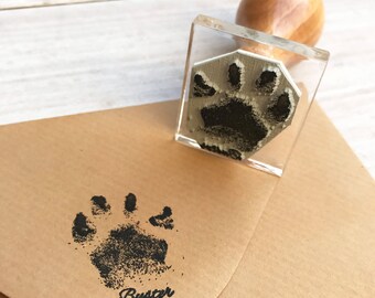 dog paw print stamp kit