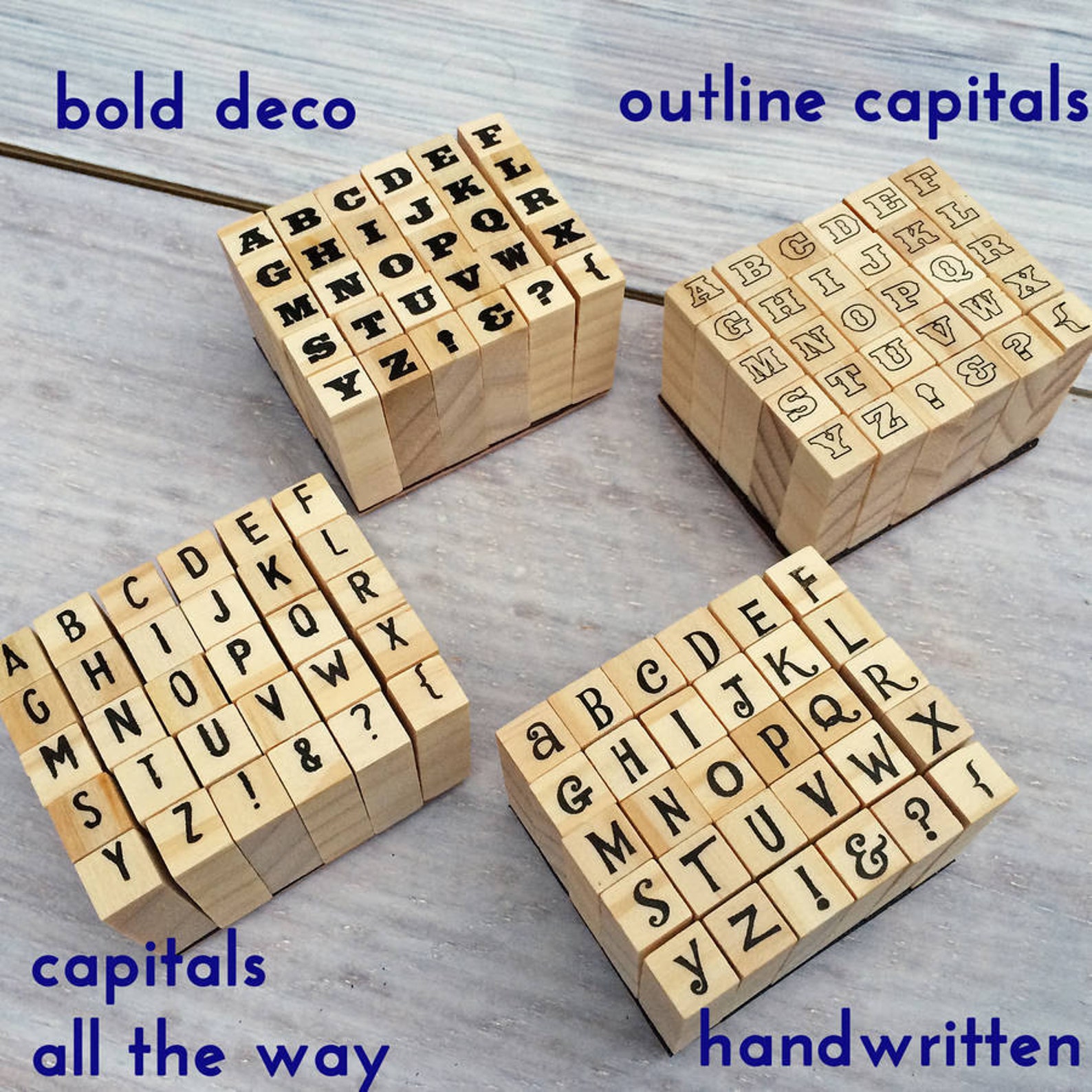 Miniature Alphabet Stamp Set Alphabet Stamps Make Your Own Etsy UK