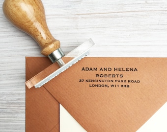 Address stamp | New home gift | New home stamp |New home address stamp | Personalised Address stamp  | Christmas card address stamp UK