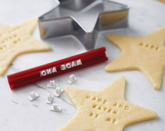 Personalised cookie kit| Stamp your own cookie kit | Personalised biscuit kit | Gift for foodies| Gift for bakers| Baking gift | UK