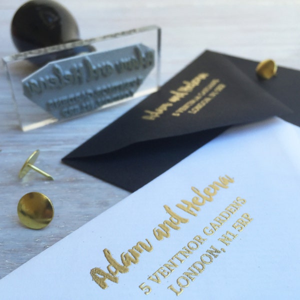 Gold Embossing Etsy