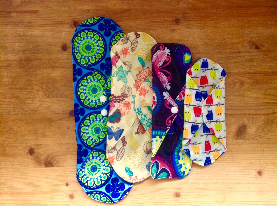 Reusable Period Pad Sanitary Pad Washable Menstrual Pad Bamboo Etsy UK