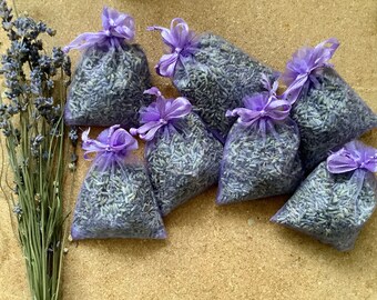 LAVENDEL Zakjes 7x9 cm, Lavendelzakjes mottenafstotend, Huwelijksbedankjes, Confetti