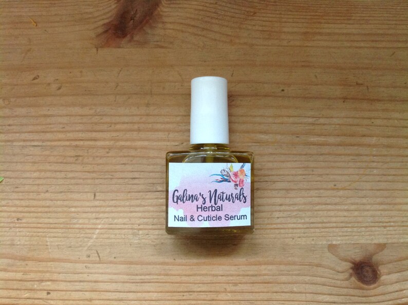Herbal Nail Serum Cuticle Oil Serum Therapeutic Nail Oil Etsy