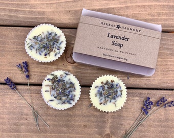 Lavender Bath Melts and soap Gift set, soap gift, gift for her, bath bomb gift set, spa gift, birthday gift, Mother’s Day gift, mum gift
