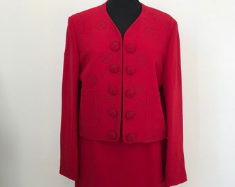 Vintage MOSCHINO CHEAP and CHIC skirt suit, Moschino set, Moschino blazer, Moschino skirt set, unique suit set, moschino womens