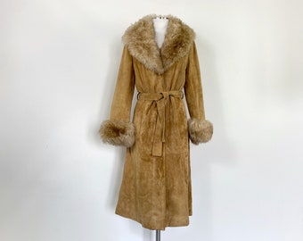 Cappotto lungo penny lane vintage anni '70.