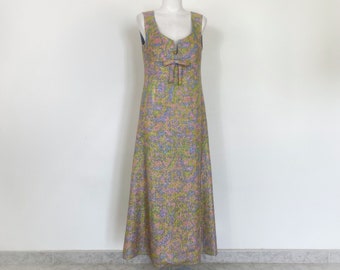 Vintage 60s lurex maxi dress, 1970s dress, 1960s dress, 60s maxi gown, evening gown, 70s maxi dress, maxi lurex, 60s party dress, mod dress