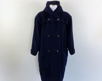 Vintage MAX MARA coat, designer coat, wool and cashmere coat, maxi coat, classic coat, oversized coat, Piacenza cachemire, warm coat