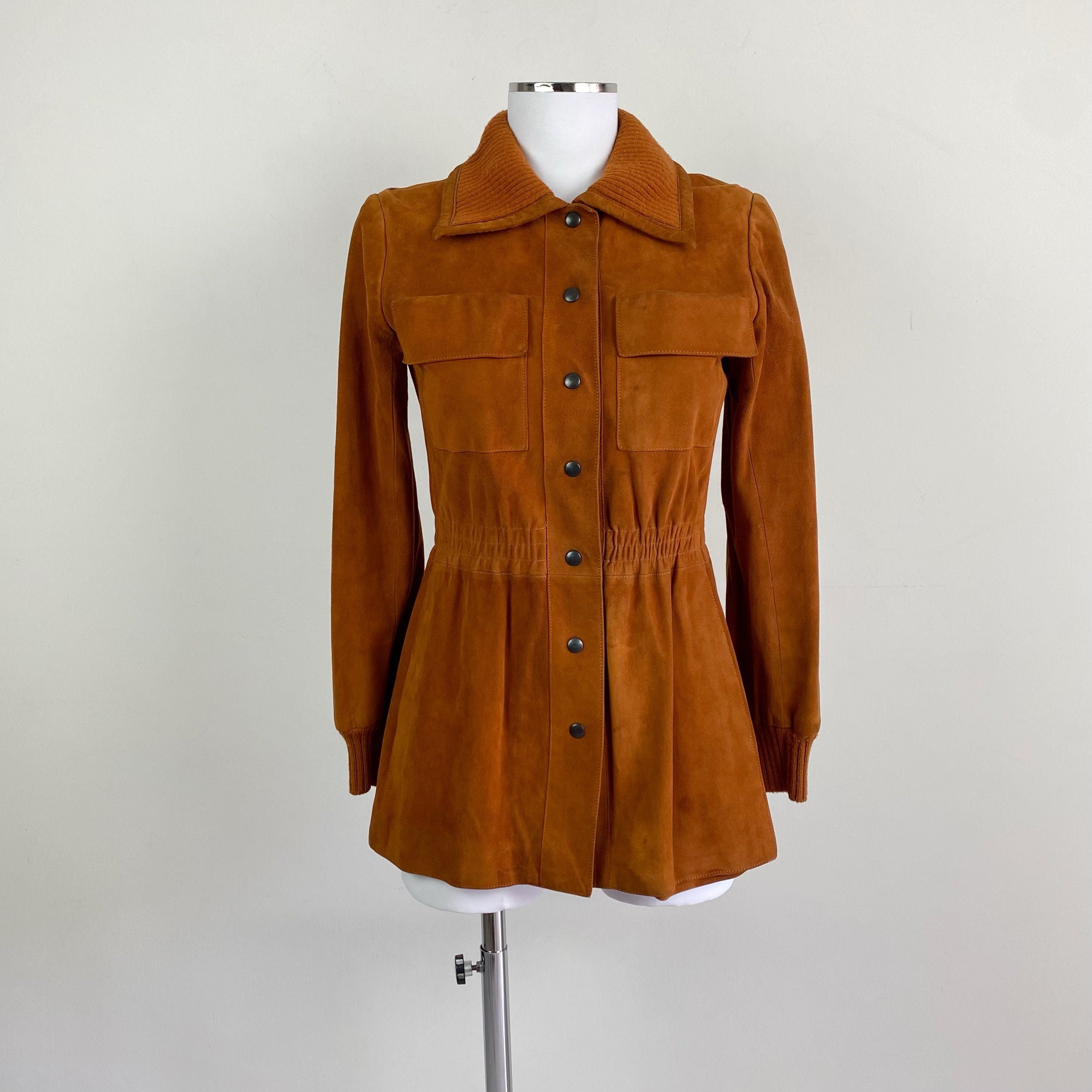 80s 90s vintage EMANUEL UNGARO suede leather jacket | Etsy