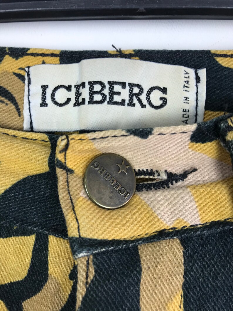 90s vintage Iceberg leopard print pants designer pants image 7