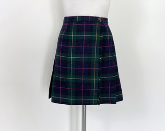 Minigonna tartan vintage