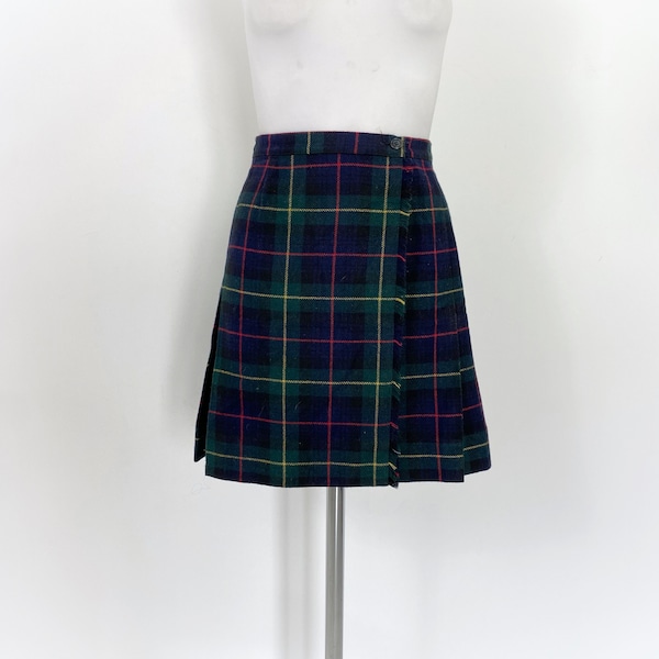 Minigonna tartan vintage