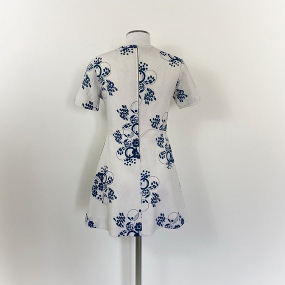 Vintage 60s floral dress, 60s flared dress, 60s m… - image 2