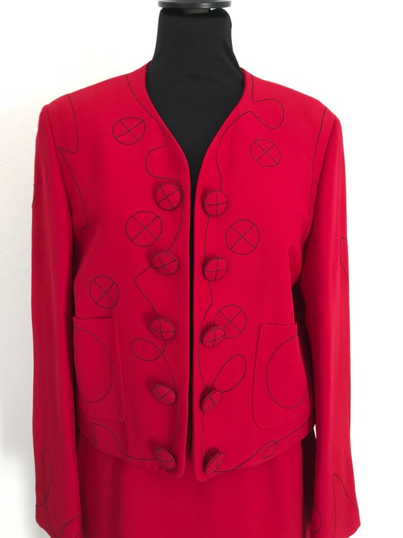 90s Vintage Moschino suit dress