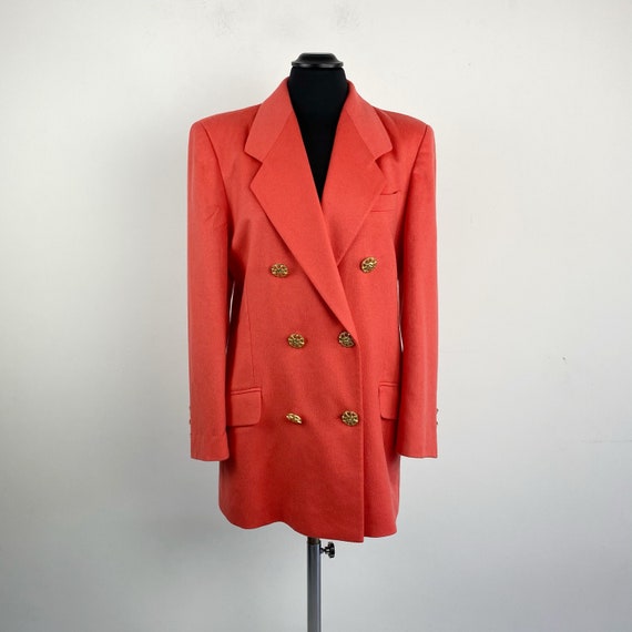 90s vintage women double breasted blazer, double b