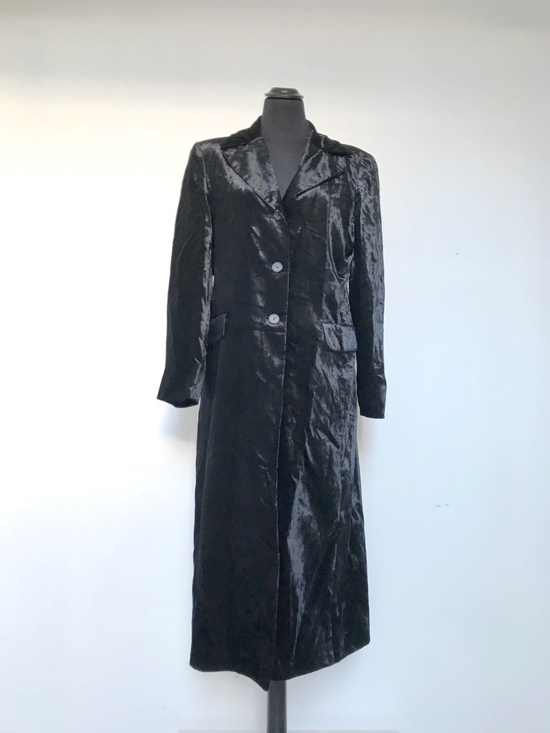 long black evening coat