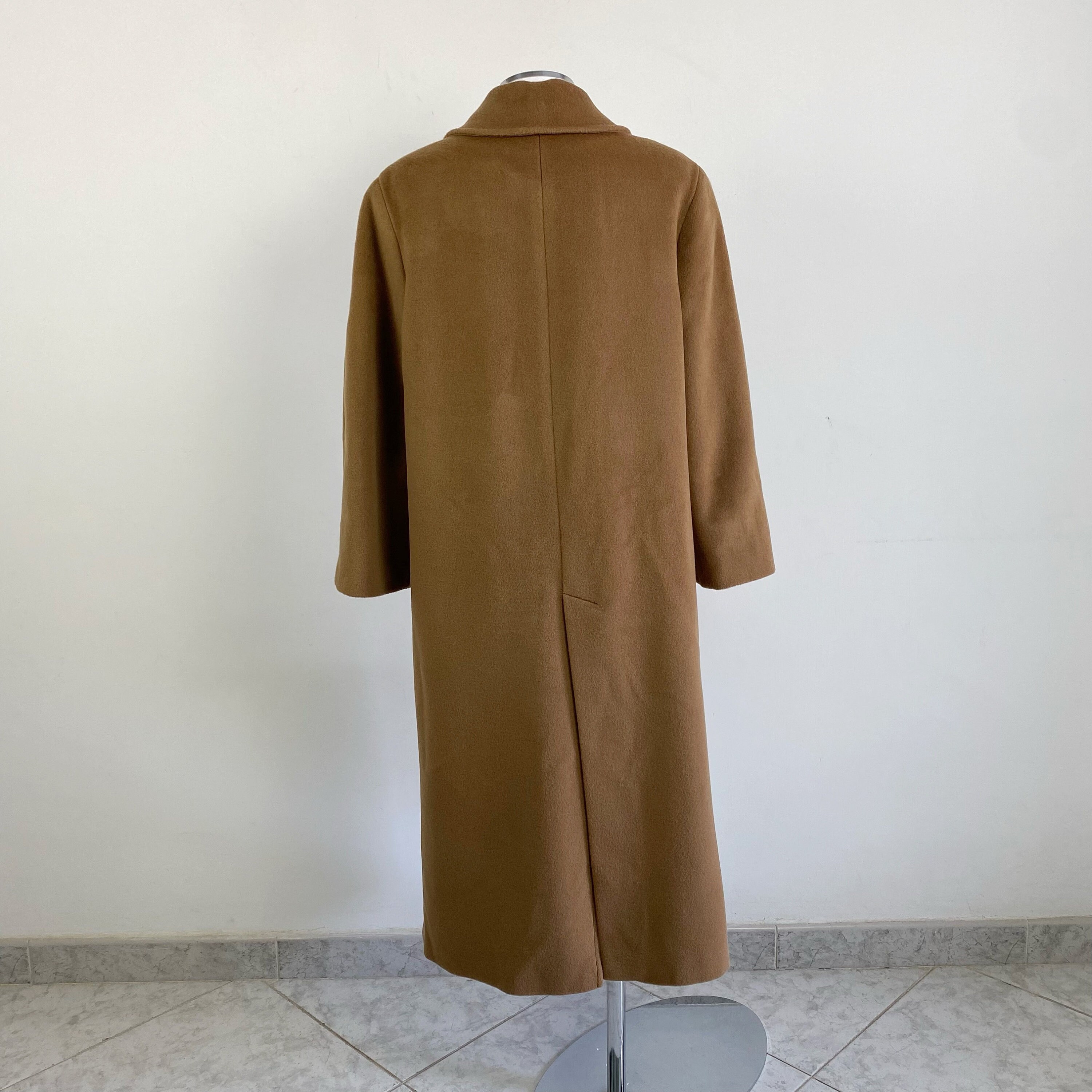 Vintage PIERRE CARDIN Wool Camel Coat Wool Long Coat Brown - Etsy Israel