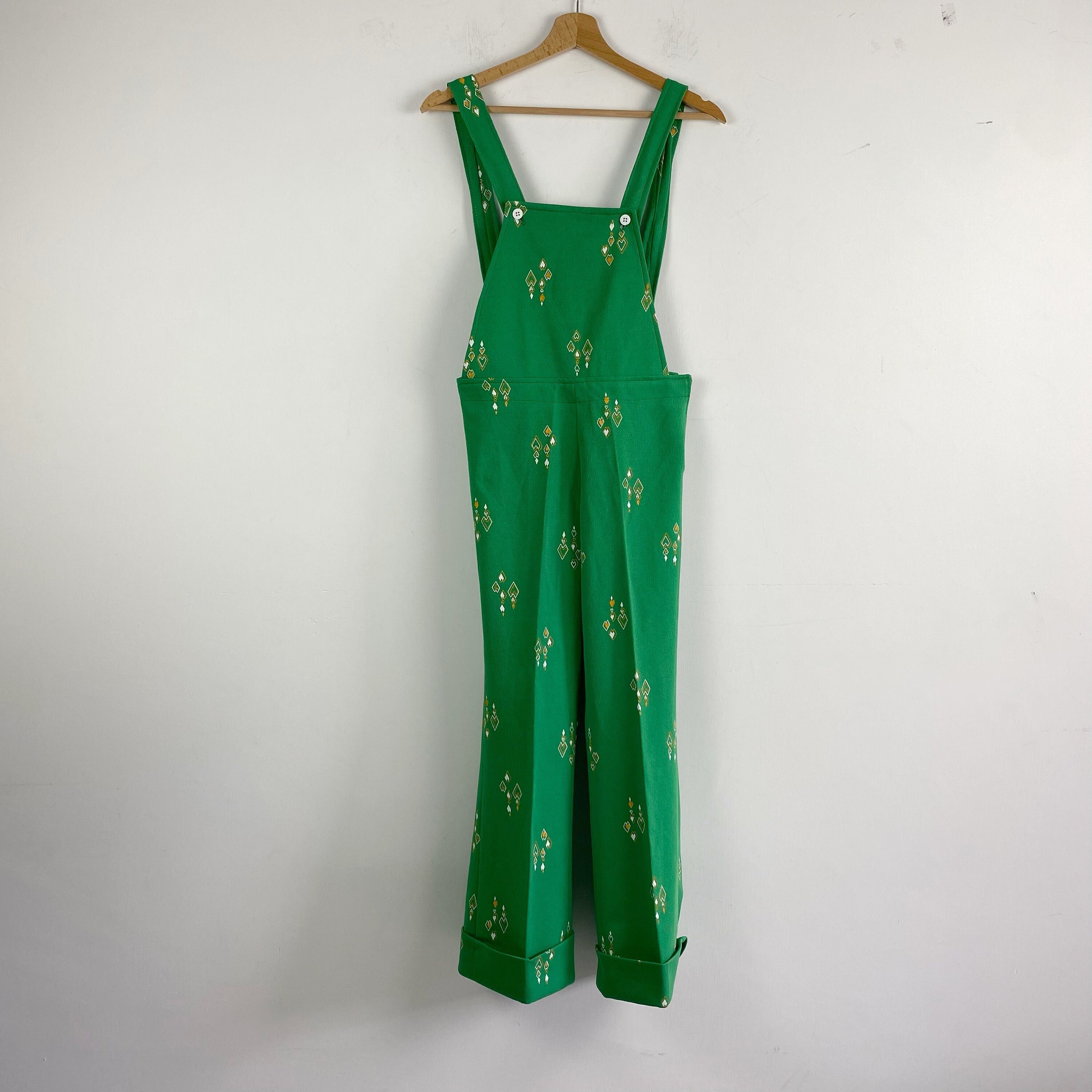 Vintage 70s Jumpsuit Green Jumpsuit 