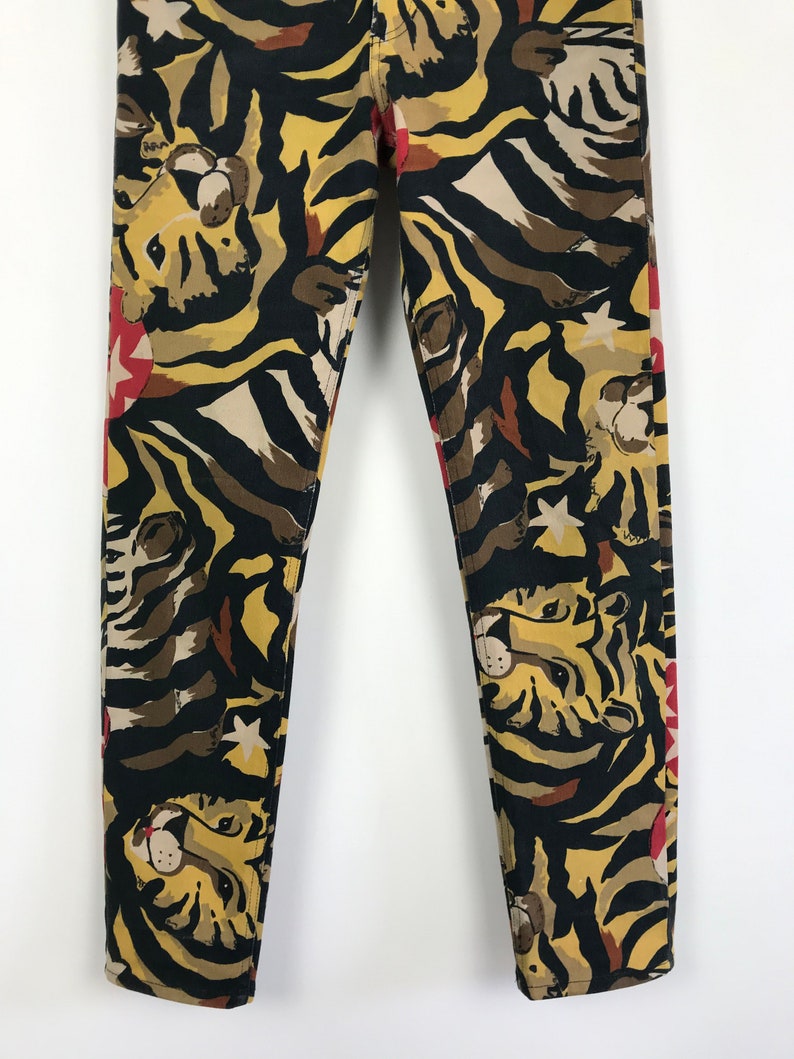 90s vintage Iceberg leopard print pants designer pants image 4