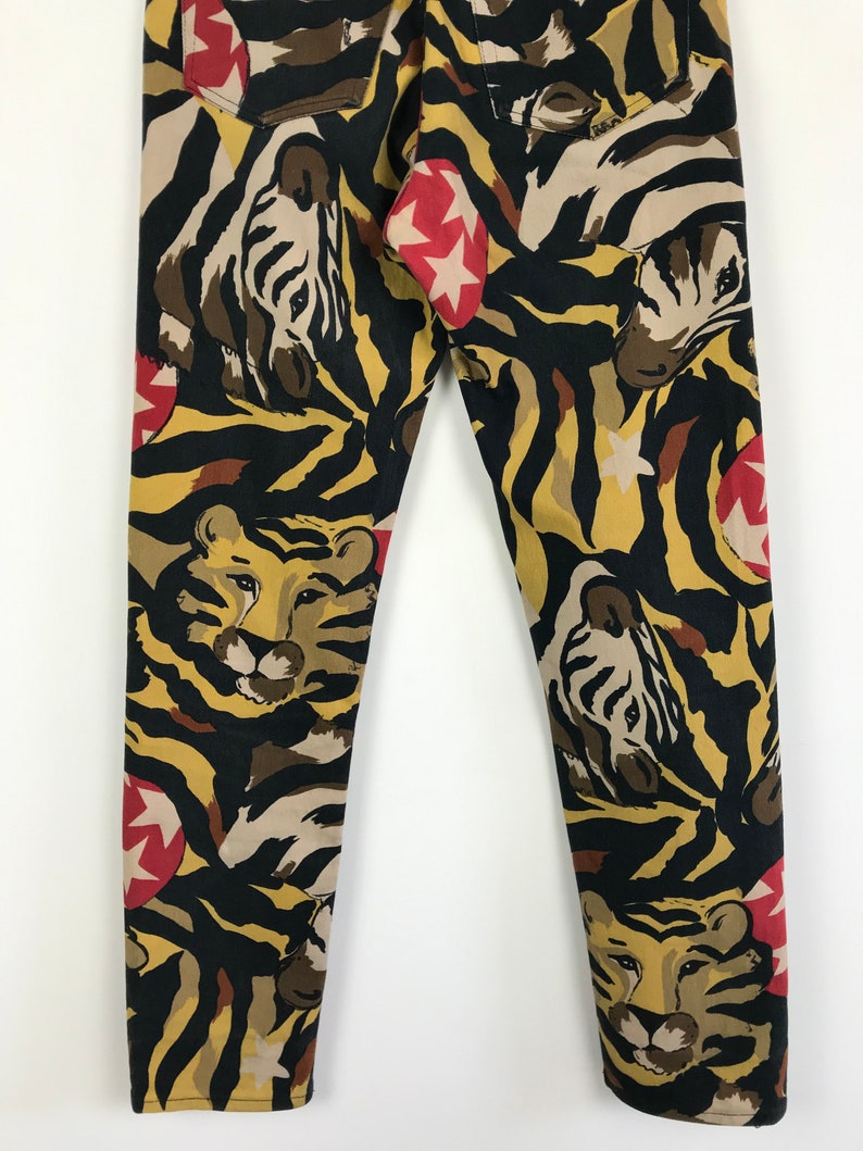 90s vintage Iceberg leopard print pants designer pants image 5